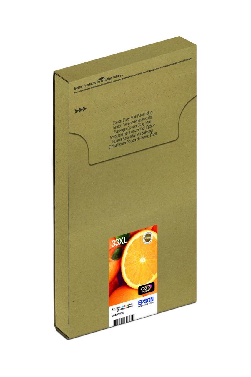 Epson Original Easy Mail Packing 33XL Orange Druckerpatronen - 5er Multipack ... von Epson