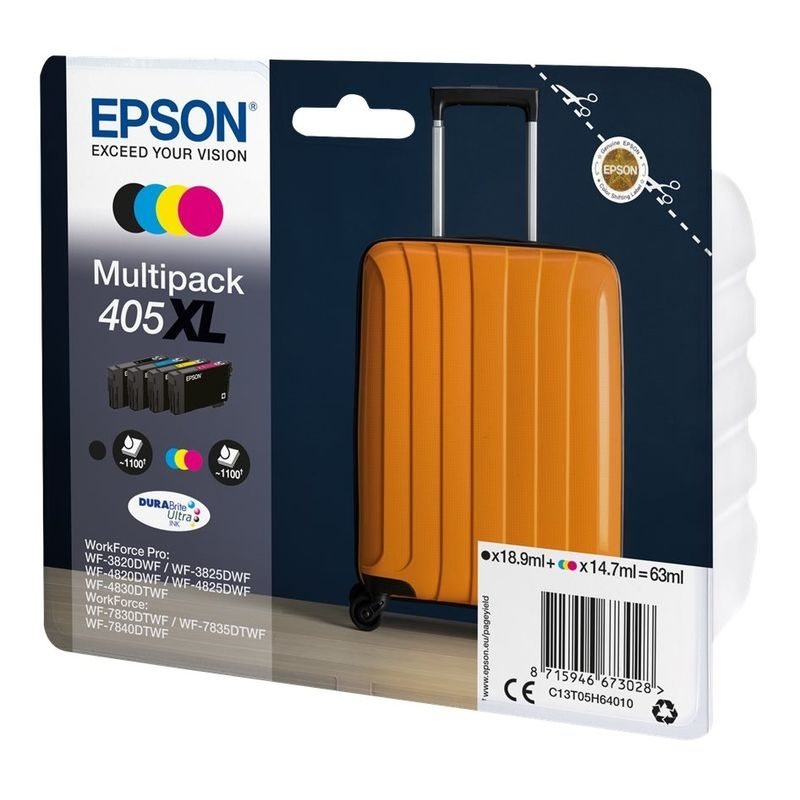 Epson Original HC Multipack BK/C/M/Y 405XL - C13T05H64010 von Epson