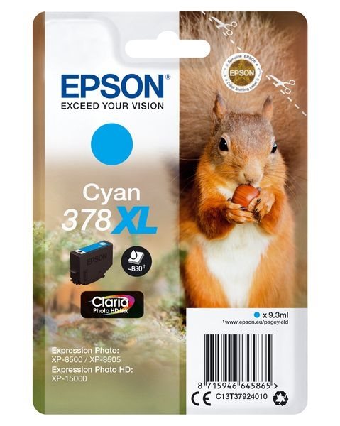 Epson Original - HC Tinte cyan -  C13T37924010 von Epson