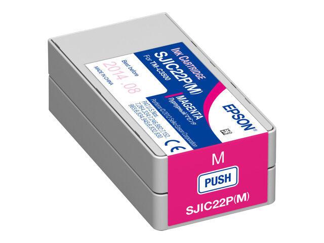 Epson Original SJIC22P Druckerpatrone magenta 32ml (C33S020603) von Epson