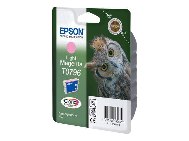 Epson Original T0796 Druckerpatrone magenta hell 1.110 Seiten 11ml (C13T07964... von Epson