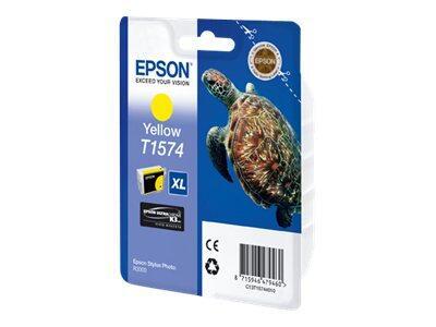 Epson Original T1574 Ultra Chrome K3 Druckerpatrone gelb 25ml (C13T15744010) von Epson