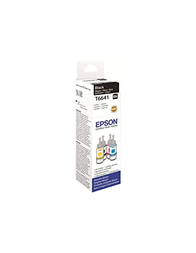 Epson Original T6641 Tintenpatrone EcoTank, Singlepack schwarz von Epson