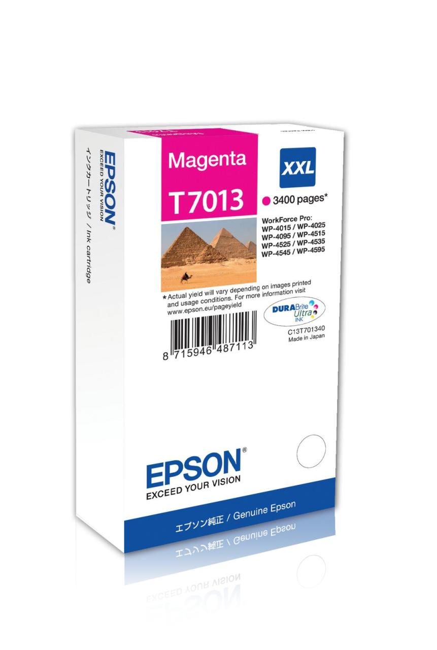 Epson Original T7013 Druckerpatrone magenta 3.400 Seiten 34,2ml (C13T70134010) von Epson