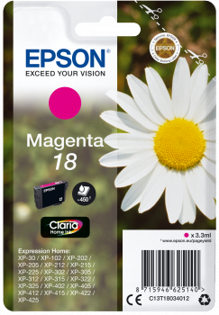 Epson Original Tinte 18 magenta - C13T18034012 von Epson