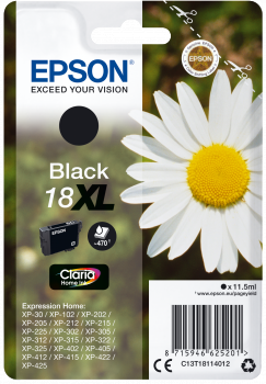 Epson Original Tinte 18XL schwarz - C13T18114012 von Epson