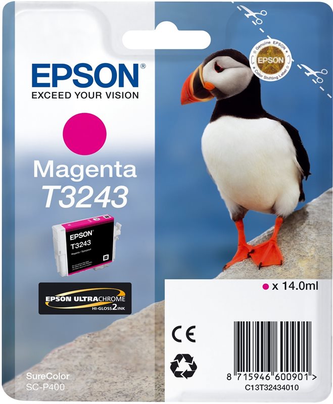 Epson Original - Tinte T3243 magenta Epson Original - Tinte T3243 magenta von Epson