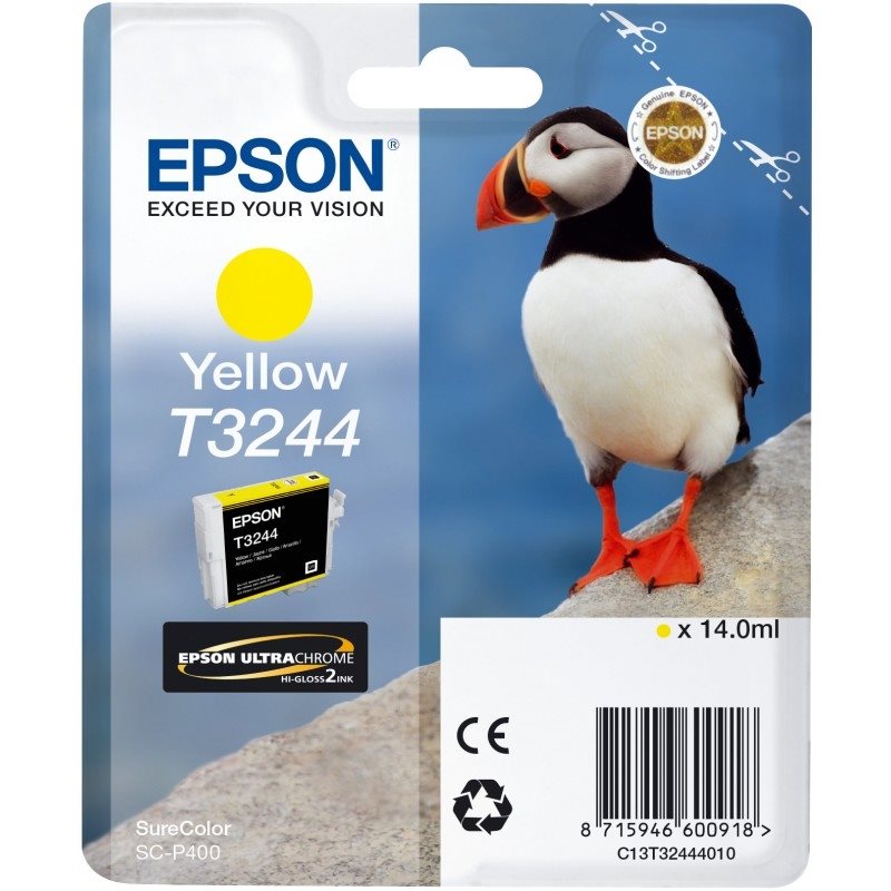 Epson Original - Tinte T3244 gelb -  C13T32444010 von Epson