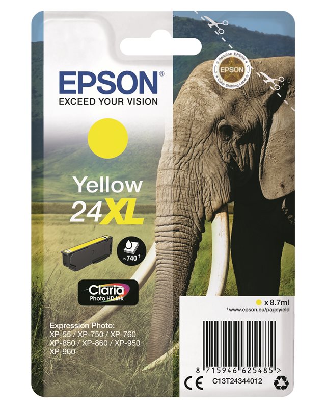Epson Original - Tinte XL gelb - 24 Claria von Epson