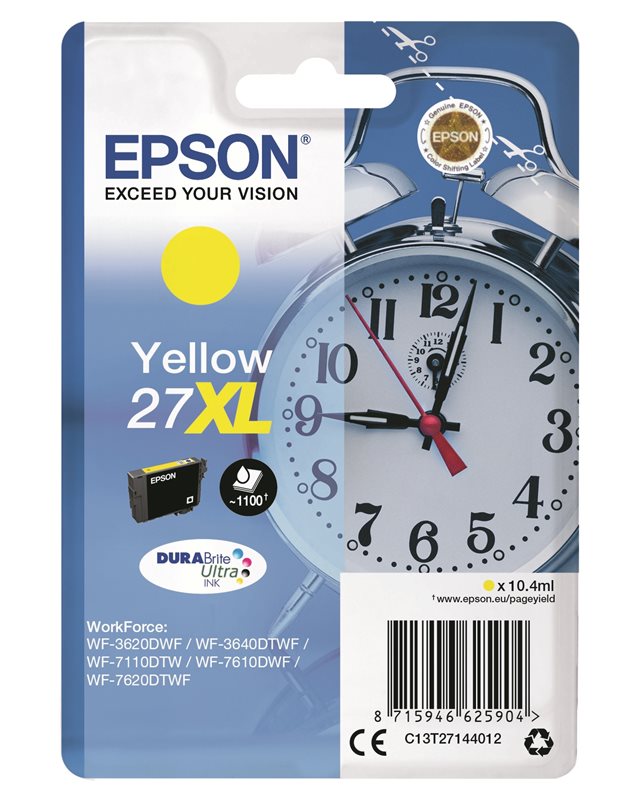 Epson Original - Tinte XL gelb - 27 DURABrite von Epson