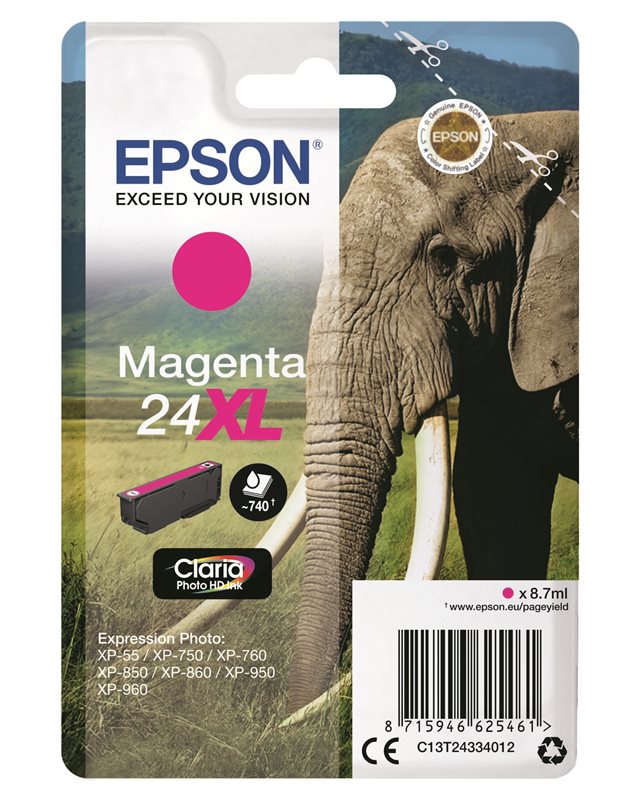 Epson Original - Tinte XL magenta - 24 Claria von Epson