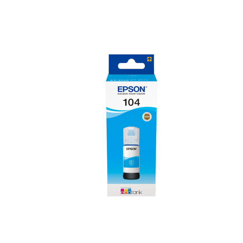 Epson Original Tinte cyan 104 - C13T00P240 von Epson