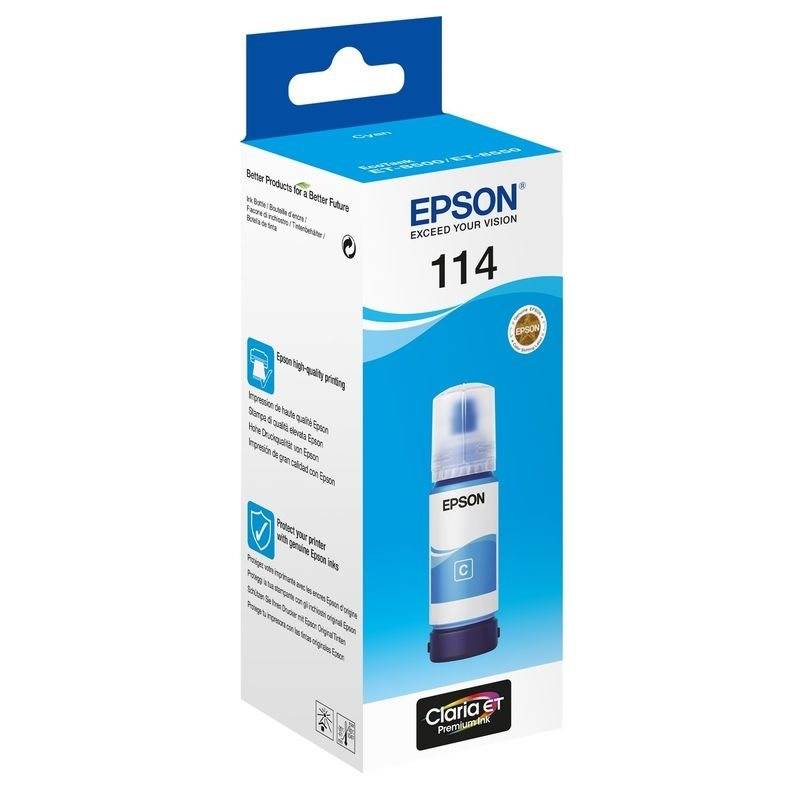 Epson Original Tinte cyan EcoTank 114 - C13T07B240 von Epson