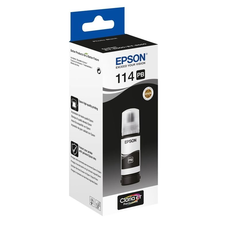 Epson Original Tinte fotoschwarz EcoTank 114 - C13T07B140 Epson Original Tinte fotoschwarz EcoTank 114 - C13T07B140 von Epson