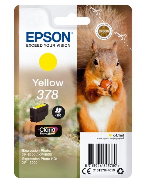 Epson Original - Tinte gelb -  C13T37844010 von Epson