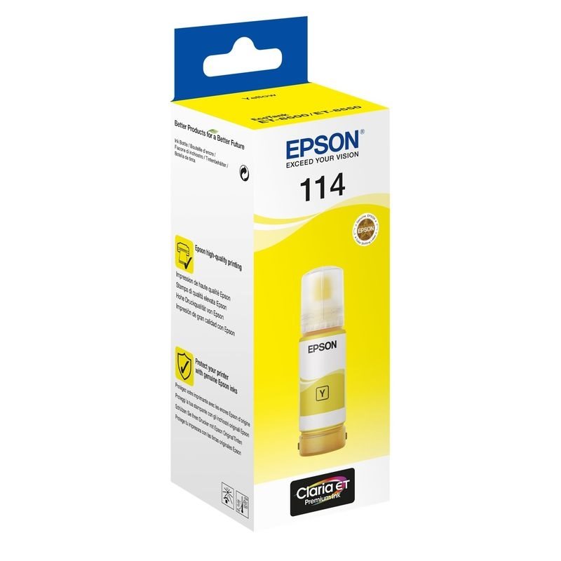 Epson Original Tinte gelb EcoTank 114 - C13T07B440 Epson Original Tinte gelb EcoTank 114 - C13T07B440 von Epson
