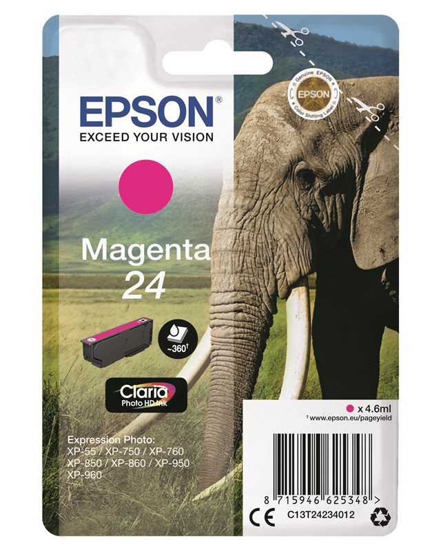 Epson Original - Tinte magenta - 24 Claria von Epson