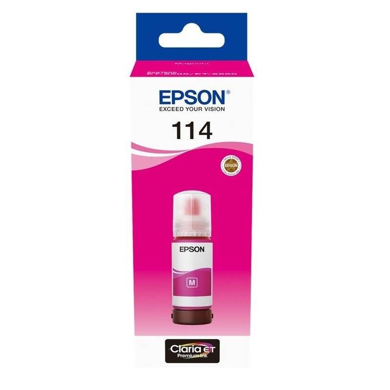 Epson Original Tinte magenta EcoTank 114 - C13T07B340 von Epson