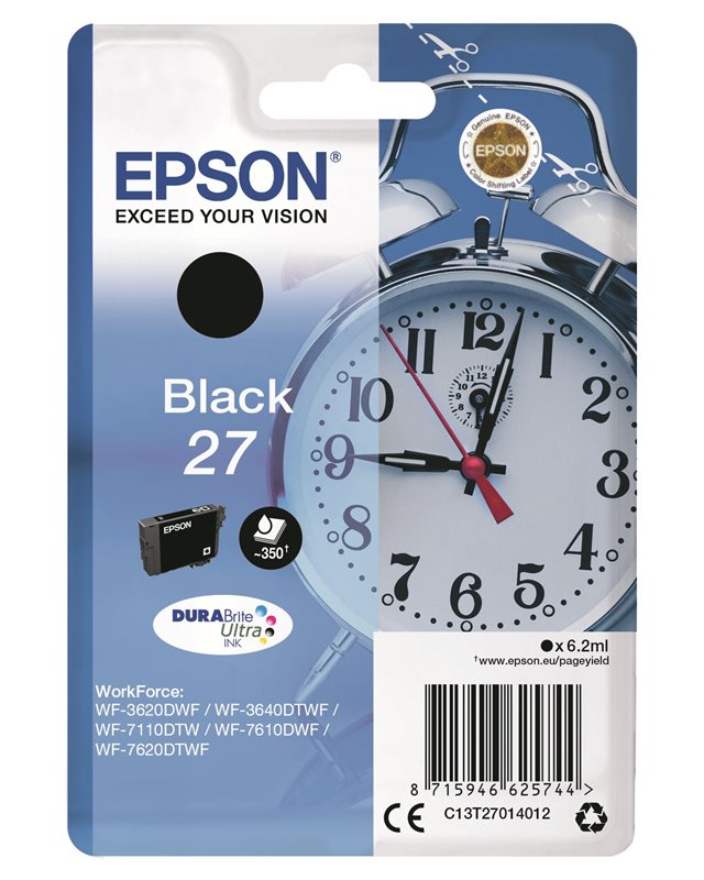 Epson Original - Tinte schwarz - 27 DURABrite von Epson