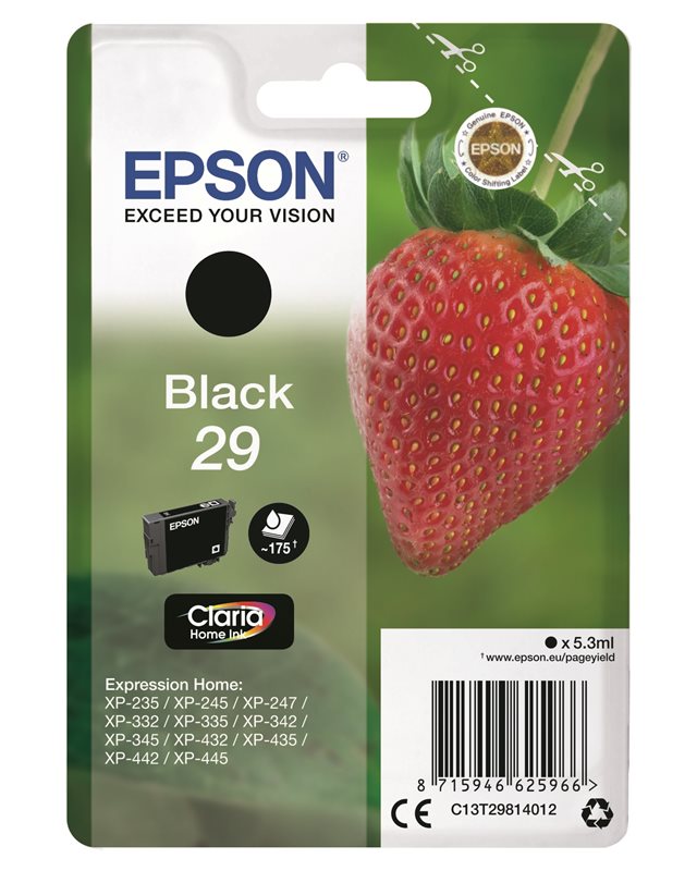 Epson Original - Tinte schwarz - 29 Claria von Epson