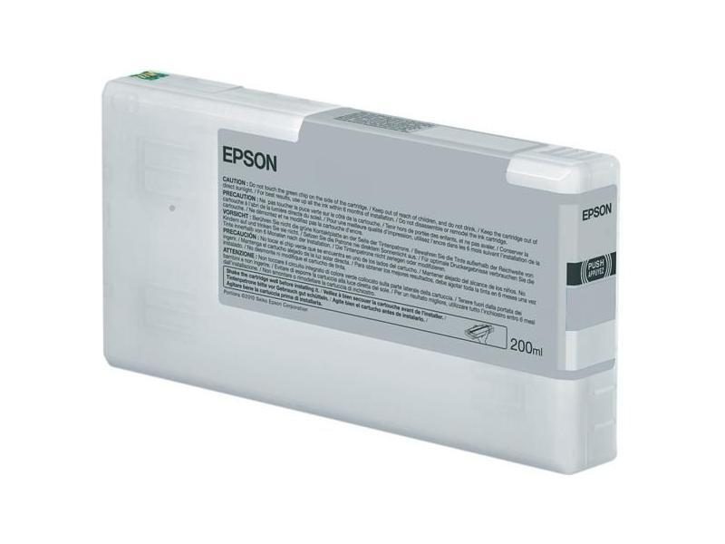 Epson Original UltraChrome Druckerpatrone schwarz hell hell 200ml (C13T653900) von Epson