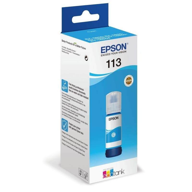 Epson Original cyan - Nachfülltinte 113 - C13T06B240 von Epson