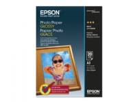 Epson Photo Paper Glossy - A3 - 20 Blätter, Glanz, 200 g/m², A3, 20 Blätter, Stylus Photo 1200, Stylus Color 1160, Stylus Photo 1270, Epson Stylus Pro 7000, Epson Stylus Pro..., 1 Stück(e) von Epson