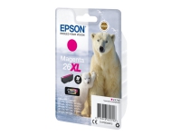 Epson Polar bear Singlepack Magenta 26XL Claria Premium Ink, Hohe (XL-) Ausbeute, Tinte auf Pigmentbasis, 9,7 ml, 700 Seiten, 1 Stück(e) von Epson