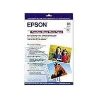 Epson Premium - Fotopapier - glossy - A4 (210 x 297 mm) - 255 g/m² - 20 Blatt - für Epson L805, SureColor SC-P10000, P5000, WorkForce Pro WF-R5190, R5690, R8590, R8590 D3TWFC von Epson