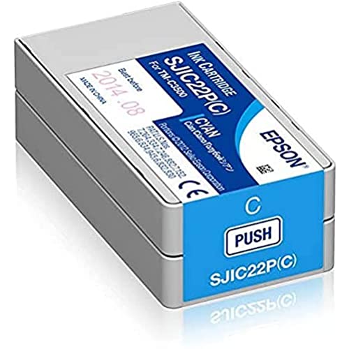 Epson S020602 Tintenpatrone, C33S020602, 32,5ml, cyan (blau) von Epson