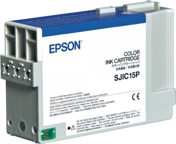 Epson SJIC15P - Farbe (Cyan, Magenta, Gelb) - original - Tintenpatrone - für TM C3400, C3400 SecurColor, C3400BK, C3400E, C3400U von Epson