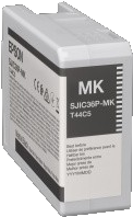 Epson SJIC36P(MK) - 80 ml - Schwarz - Original - Tintenpatrone - für ColorWorks CW-C6000A, CW-C6000P, CW-C6500A, CW-C6500P von Epson