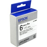 Epson Schriftband LK-2WBN  schwarz auf weiß  6mm x 9m von Epson