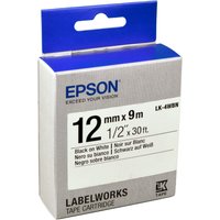 Epson Schriftband LK-4WBN  schwarz auf weiß  12mm x 9m von Epson