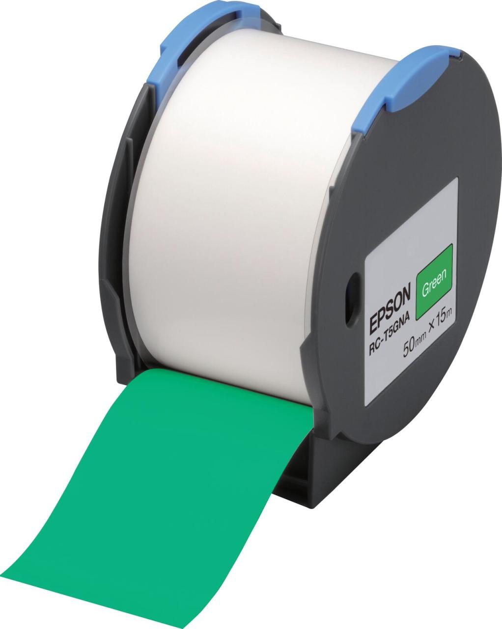 Epson Selbstklebendes Polyolefin-Plastikband grün RC-T5GNA (5 cm x 15 m) für ... von Epson