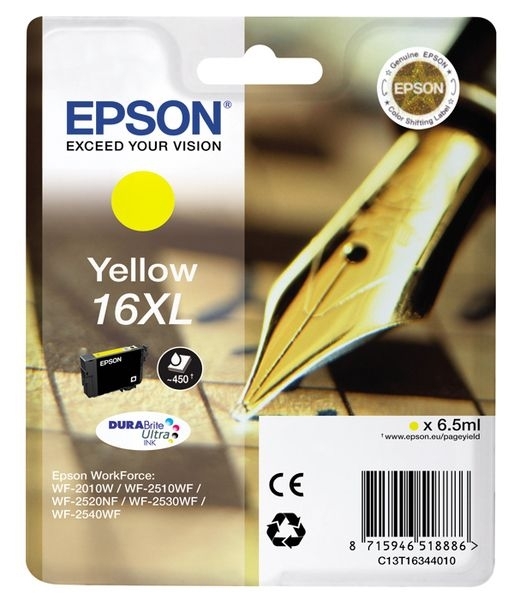 Epson Singlepack gelb 16XL Ultra Ink T1634 von Epson