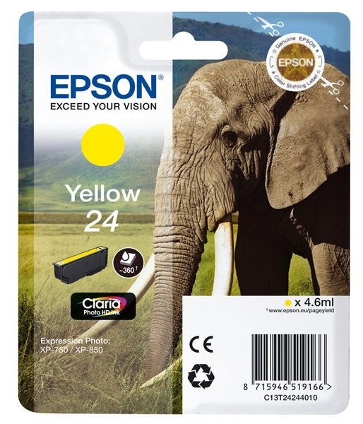 Epson Singlepack gelb 24 Claria T2424 von Epson