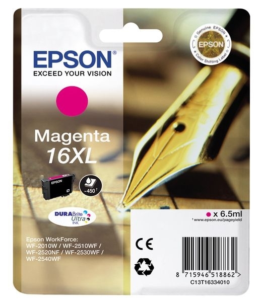 Epson Singlepack magenta 16XL Ultra Ink T1633 von Epson