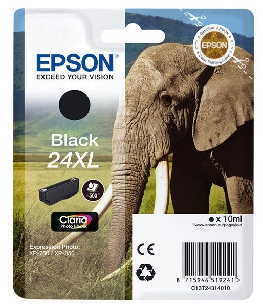 Epson Singlepack schwarz 24XL Claria T2431 von Epson