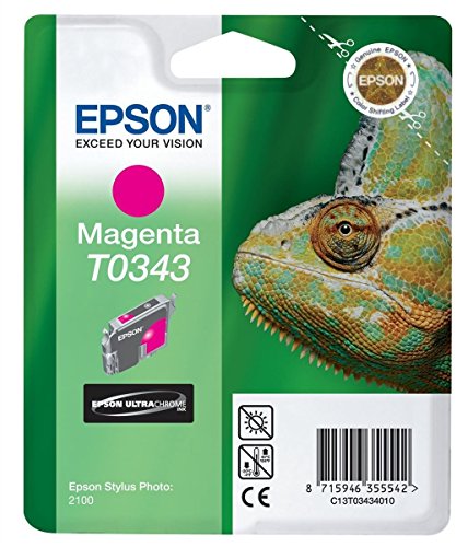 Epson T0343 Tintenpatrone Chamäleon, Singlepack magenta von Epson