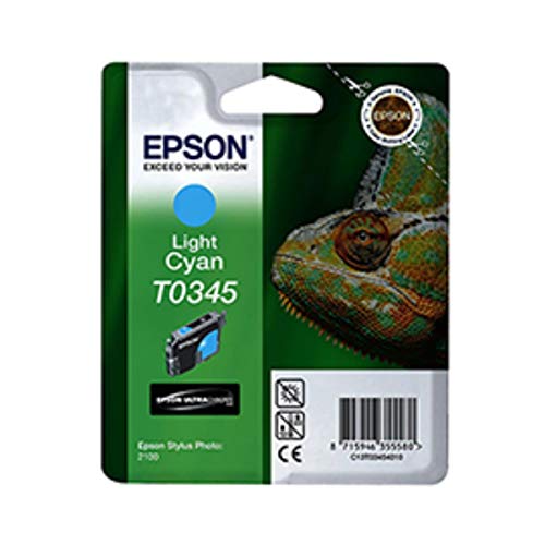 Epson T034540 Tintenpatrone hell cyan, 17ml von Epson