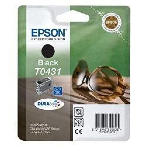Epson T0431 Tintenpatrone Sonnenbrille, Singlepack schwarz von Epson