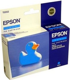 Epson T0552 Druckerpatrone 1x Cyan 290 Seiten (C13T055240) von Epson