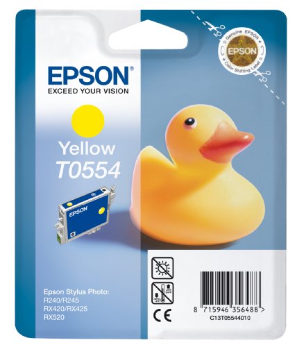 Epson T0554 Tintenpatrone Ente, Singlepack gelb von Epson