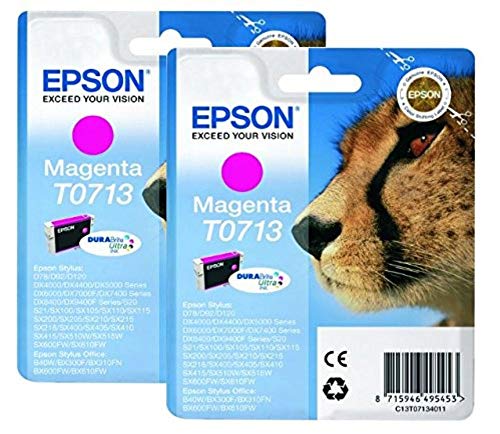 Epson T0713 x2 2 x Tintenpatronen Original, magenta von Epson