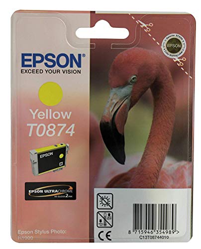 Epson T0874 Tintenpatrone Flamingo, Singlepack gelb von Epson