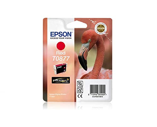 Epson T0877 Tintenpatrone Flamingo, Singlepack, rot von Epson