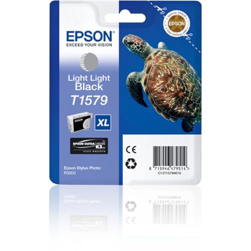 Epson T1579 Tintenpatrone Schildkröte, Singlepack, hell hell schwarz von Epson