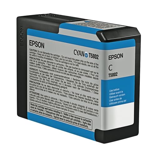 Epson T5802 Tintenpatrone, Singlepack, cyan, blau von Epson