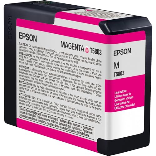Epson T580A Tintenpatrone Singlepack vivid magenta von Epson